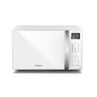Micro-ondas panasonic 34 litros, dupla refeição, branco - st65l