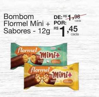 Bombom flormel míni sabores