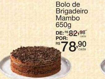 Mambo Bolo de brigadeiro mambo oferta
