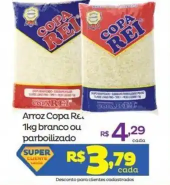 Arroz Copa Rei 1kg Branco ou Parbolizado