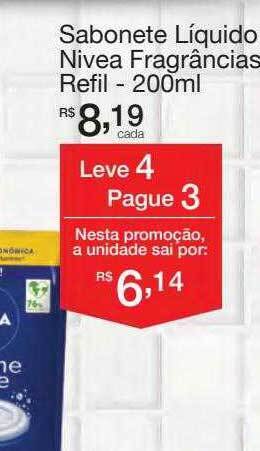 Mambo Sabonete líquido nivea fragrâncias refil oferta