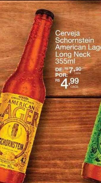 Mambo Cerveja schornstein american lager long neck oferta