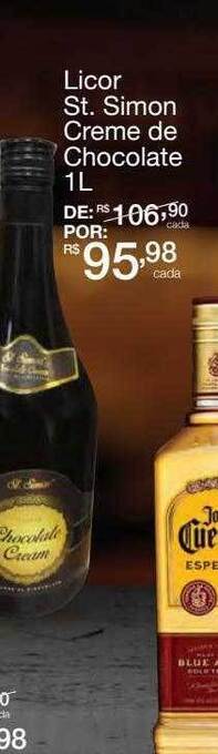Mambo Licor st. simón creme de chocolate oferta