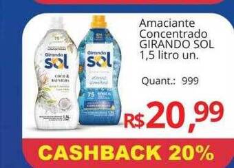 Supermercados Koch Amaciante concentrado girando sol oferta