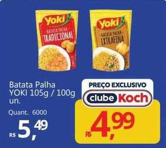 Supermercados Koch Batata palha yoki oferta