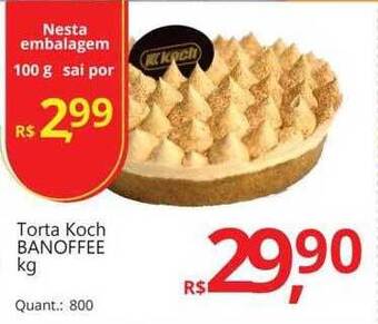 Torta koch banoffee