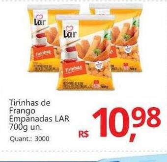 Supermercados Koch Tirinhas de frango empanadas lar oferta