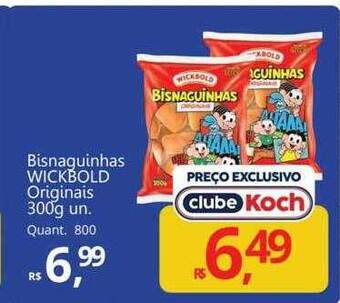 Supermercados Koch Bisnaguinhas wickbold originais oferta