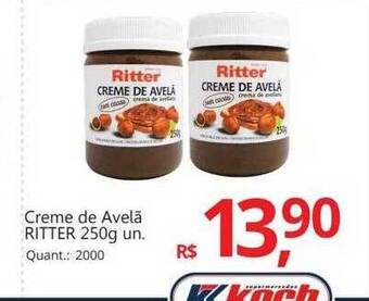 Supermercados Koch Creme de avelã ritter oferta