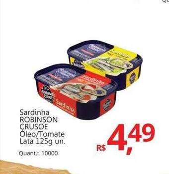 Supermercados Koch Sardinha robinson crusoe óleo tomate oferta