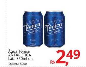 Supermercados Koch Água tônica antarctica oferta