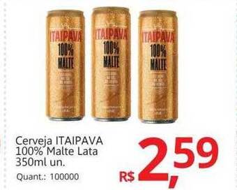 Supermercados Koch Cerveja itaipava 100% malte oferta