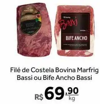 Verdemar Supermercado Filé de costela bovina marfrig bassi ou bife ancho bassi oferta