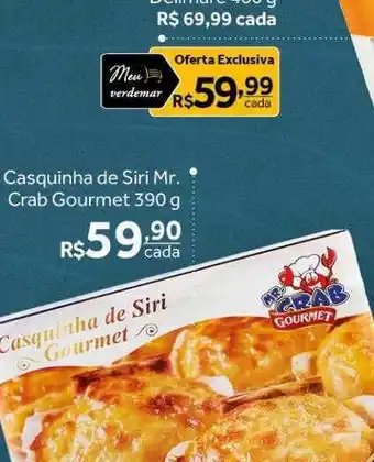Verdemar Supermercado Casquinha de siri mr crab gourmet oferta