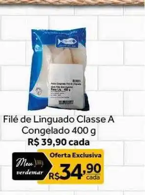 Verdemar Supermercado Filé de linguado classe a congelado oferta