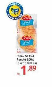 Althoff Supermercados Steak seara pacote oferta