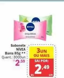 Althoff Supermercados Sabonete nívea barra oferta