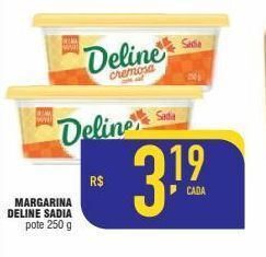 Margarina deline sadia pote 250 g