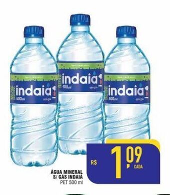 Mercantil Rodrigues Água mineral s/ gás indaiá pet 500 ml oferta