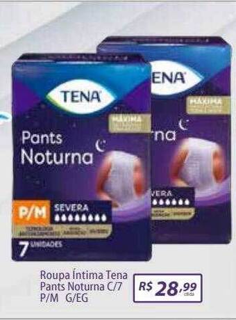 Roupa íntima tena pants noturna c-7