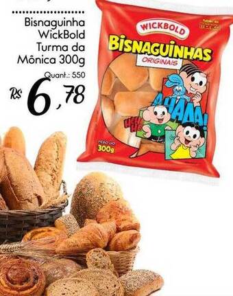 Giassi Supermercados Bisnaguinha wickbold turma da mônica oferta