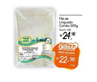 Giassi Supermercados Filé de linguado corrêa oferta
