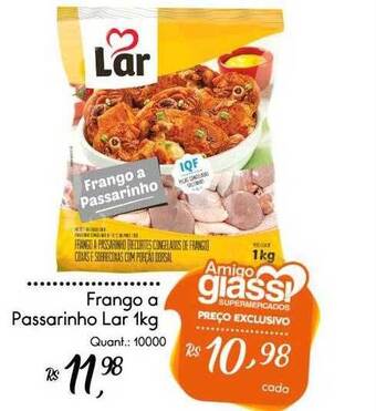 Giassi Supermercados Frango a passarinho lar oferta