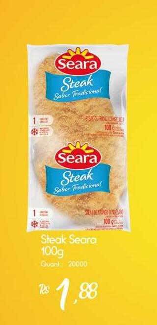 Giassi Supermercados Steak seara oferta