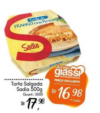 Giassi Supermercados Torta salgada sadia oferta