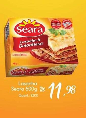 Giassi Supermercados Lasanha seara oferta