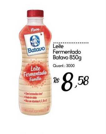 Giassi Supermercados Leite fermentado batavo oferta