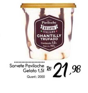 Giassi Supermercados Sorvete paviloche gelato oferta