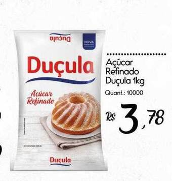 Açúcar refinado duçula
