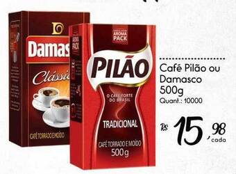 Giassi Supermercados Café pilão ou damasco oferta