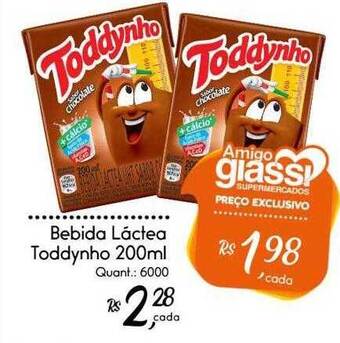 Giassi Supermercados Bebida láctea toddynho oferta