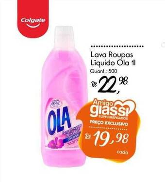 Giassi Supermercados Lava roupas líquido ola oferta