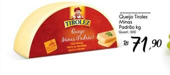 Giassi Supermercados Queijo tirolez minas padrão oferta