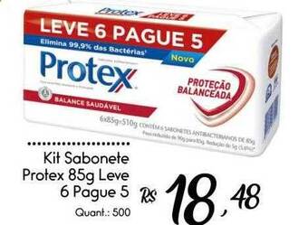 Giassi Supermercados Kit sabonete protex leve 6 pague 5 oferta