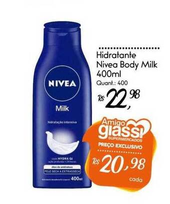 Giassi Supermercados Hidratante nivea body milk oferta