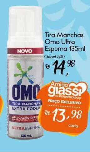 Giassi Supermercados Tira manchas omo ultra espuma oferta