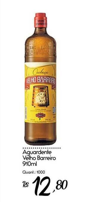 Giassi Supermercados Aguardente velho barreiro oferta
