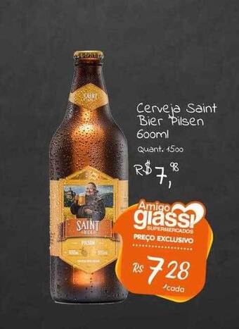 Giassi Supermercados Cerveja saint bier pilsen oferta