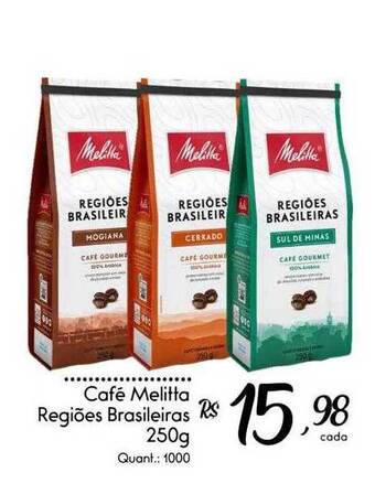 Giassi Supermercados Café melitta regiões brasileiras oferta