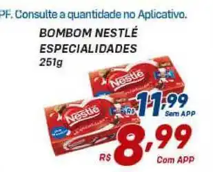 Prezunic Bombom Nestlé Especialidades 251g oferta