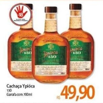Atacadão Cachaca Ypioca 150 700ml oferta