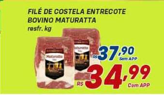 Prezunic Filé De Costela Entrecote Bovino Maturatta 1kg oferta