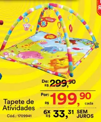 Casa e Vídeo Tapete de Antividades oferta