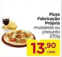 Carrefour Pizza Fabricação Própria Mussarela Ou Presunto 270g oferta
