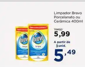 Apoio Mineiro Limpador Bravo Porcelanato Ou Cerâmica 400ml oferta