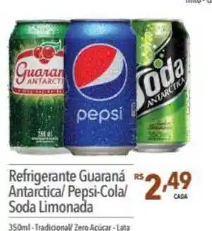 Supermercados Condor Refrigerante Guaraná Antarctica Pepsi Cola Soda Limonada oferta